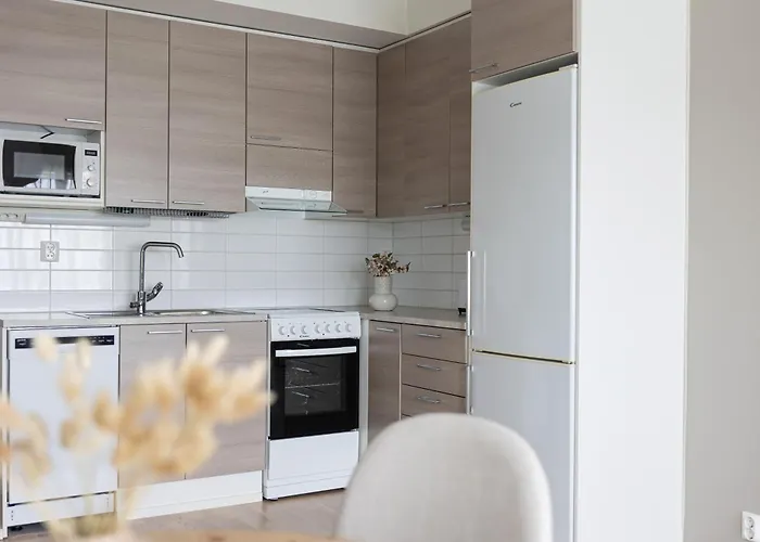 شقة Aurora With Sauna By Booklapland